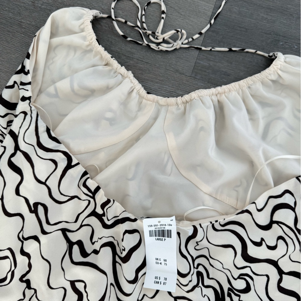 Abercrombie & Fitch Abstract Print Halter Dress - Picture 3 of 4